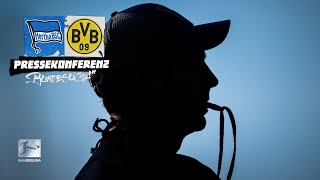 "Wir gehen mit viel Mut ins Spiel!" | Pressekonferenz vor Borussia Dortmund | Hertha BSC