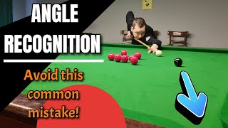 Learning potting angles | Don't make this mistake