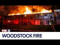 Woodstock fire: 1 dead, dozens displaced after flames erupt at apartment complex