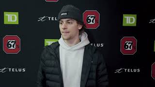 Introductory scrum: Jacob Maillet, Ottawa 67's