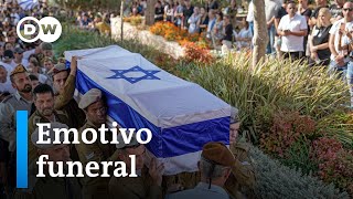 El cuerpo de la joven soldado israelí hallada en hospital Al Shifa fue llevado a su última morada