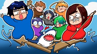 【初配信】仕事に疲れた7人の大人たちが海を漂流します🌊【RAFT】