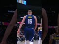 the perfect touch to end the half 🤯 nba nuggets basketball jokic