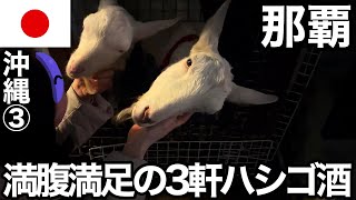 那覇ぽんこつ旅（沖縄3）那覇ハシゴ酒3軒！安くて旨いのが那覇の魅力！チャンプル食べてもステーキ食べても〆らず、締まりのねぇ身体になるみたいだ【ぽこ旅らいふ】