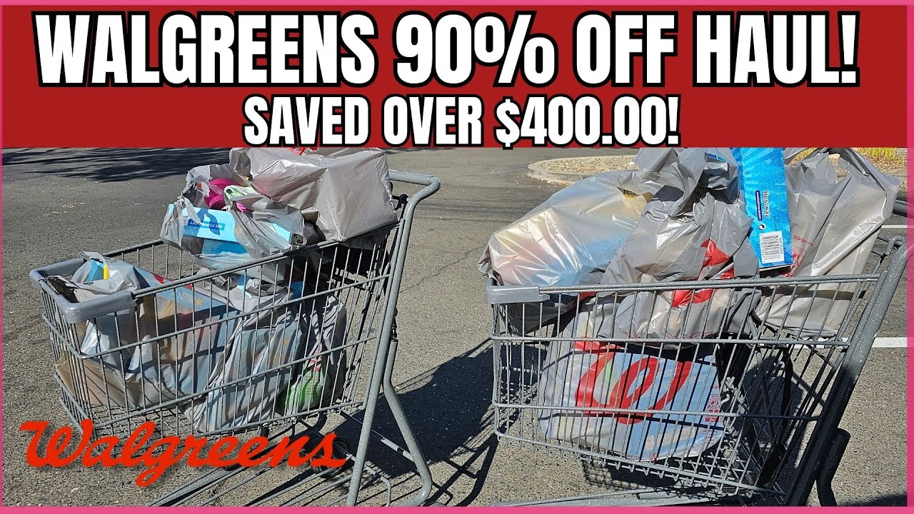 WALGREENS 90% OFF SUMMER | SAVED OVER $400.00 | AMAZING FINDS # ...