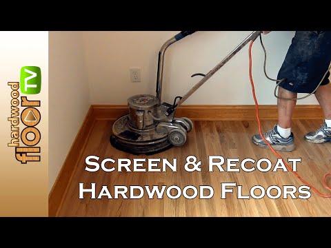 Screen Hardwood Floors - Buff & Recoat Screen Hardwood Floors - Buff & Recoat