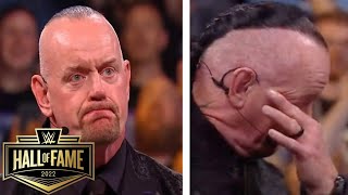 The Undertaker Gets Emotional & Breaks Down in Tears During WWE Hall of Fame Ceremony