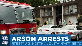 2 men arrested in arson case at North Augusta apartments