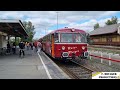 roter flitzer auf der biberbahn schienenbus nostalgie auf ablachtalbahn gäubahn schwarzwaldbahn