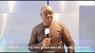 REV. ROGER SEKA : AVOIR LA FOI ET RESPECTER LES PRINCIPES SPIRITUELS.