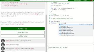 Basic JavaScript Iterate Through an Array with a For Loop free code camp Dani