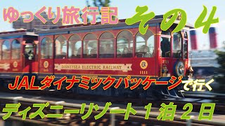 4K「ゆっくり旅行記-第1回-」～その4～JALダイナミックパッケージで行くディズニー1泊2日