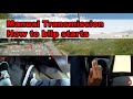 (35) Manual transmission: clutch up blip starts - no tachometer needed