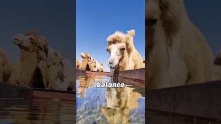 Why do camels at salt #animals #camels