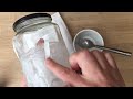 How to remove a label from a jar - Simple and easy tutorial - Craft Basics - Life Hacks