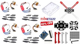 Robocraze F450 Quadcopter Drone kit Unboxing || DIY Drone Kit || Best Drone Kit || Unboxing Video