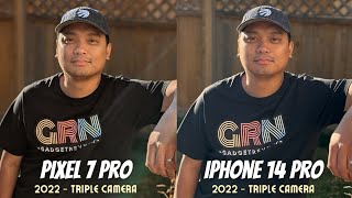 Pixel 7 Pro vs iPhone 14 Pro camera comparison! (ULTIMATE SHOOTOUT)