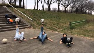 Freestylefootball in 川越水上公園