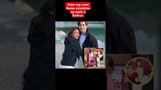 Alden Ang sweet Naman  pinadalhan Ng regalo si Kathryn #sweet #love #youtubeshorts #shortvideo