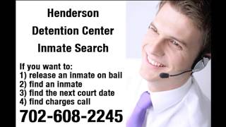 Henderson Inmate Search - Henderson Detention Center #hendersoninmatesearch #hendersonnevada