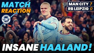 ERLING HAALAND IS INSANE! MAN CITY 7-0 RB LEIPZIG | MATCH REACTION