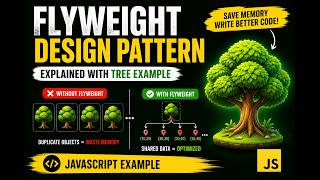 31. Flyweight Pattern Made Simple with Tree Example | JavaScript Design Patterns