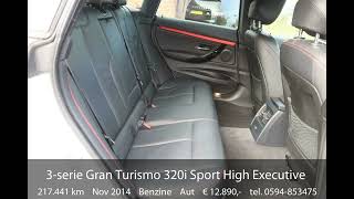 BMW 3-serie Gran Turismo 320i Sport High Executive Panodak|Camera|Ecc|Navi|Leder|Cruise|Lmv|Dealeron