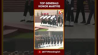 Top Military Leaders Pay Tribute At National War Memorial Ahead Of Army Day