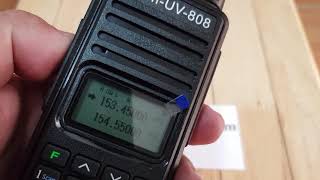 วิธีทำเสียงท้ายคีย์ icom uv808