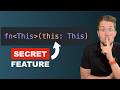 The Secret THIS Parameter: TypeScript’s overlooked Superpower Explained!