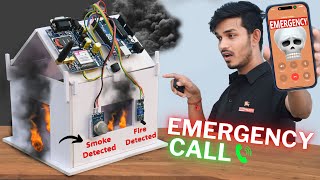 Fire Alert System - for House | GSM Based Arduino Project