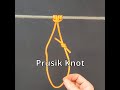 The Simple yet Ingenious Prusik Knot