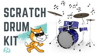 Build a Interactive Drum Kit on Scratch | Beginner Scratch Tutorial
