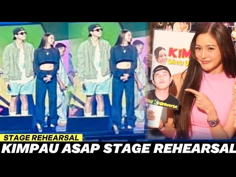 KIM CHIU AT PAULO AVELINO STAGE REHEARSAL FOR ASAP IN CALIFORNIA KIMPAU KIM PROUD IBINIDA SI PAULALO