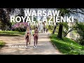 Warsaw City Tour - Walking Tour 4K Poland, 60fps, Royal Lazienki, Travel Walk Tour, Royal Garden