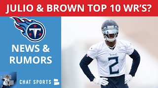 Titans Rumors: Julio Jones A Top 10 WR According To Madden 2022? Did A.J. Brown Make The List?