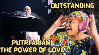 PUTRI ARIANI - THE POWER OF LOVE LIVE REACTION (Jakarta Muslim Fashion Week)