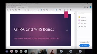 GPRA \u0026 PA WITS Overview - PCCD 2021 County Jail Based MAT Grantee Webinar