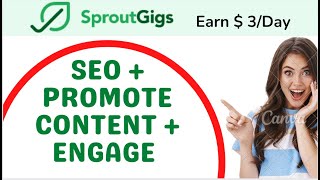 SEO + Promote Content + Engage 1x