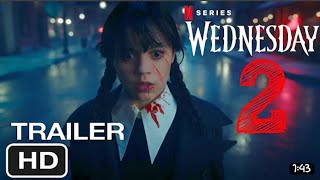 Wednesday Addams Season 2 | Teaser Trailer Released (2023) || NETFLIX CONCEPT.