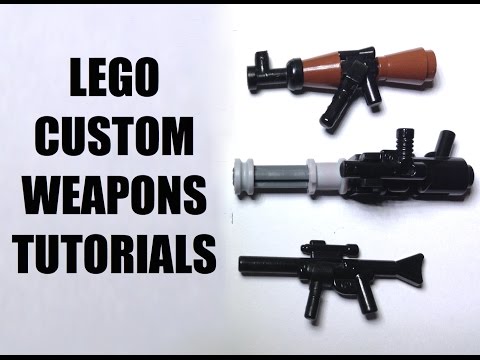 LEGO CUSTOM WEAPON TUTORIAL!! LEGO CUSTOM WEAPON TUTORIAL!!