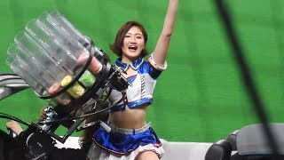 ＜2019.4.28ソフトバンク戦＞ファイターズガールとマスコットによるYMCAダンス