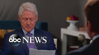 Former President Clinton reads note left by George H.W. Bush: 'I love that lette