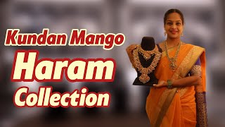 Exclusive Kundan Nakshi Mango Haram Collection | Sri Bhavani Jewels