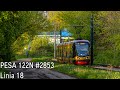 Pesa 122N Tramicus #2853 - MPK Łódź 🚊 linia 18