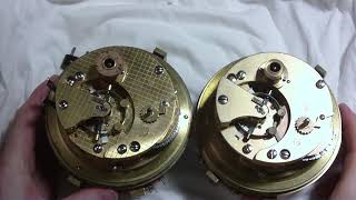 Three marine chronometers