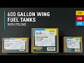 600 Gallon wing fuel tanks for F-16(1/32, 1/48 and 1/72) by ResKit | Unboxing