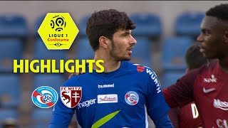 RC Strasbourg Alsace - FC Metz ( 2-2 ) - Highlights - (RCSA - FCM) / 2017-18