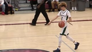 LaMelo Ball Calls Half Court Shot and Swishes It