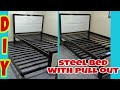 DIY ,,  Steel Bed Frame with Pull out Bed